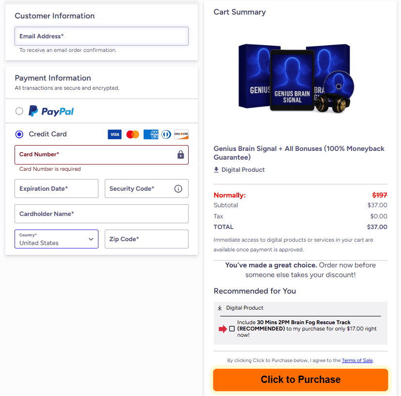 Genius-Brain-Signal-order-page